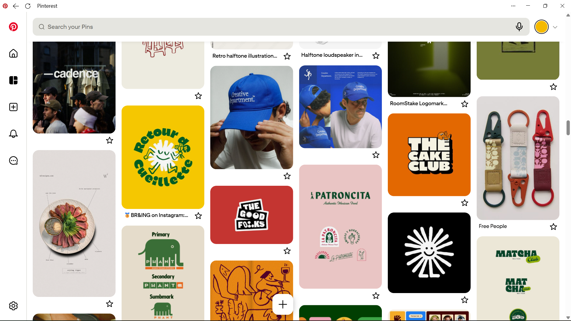City Bird — Moodboard of bold, playful brand identities