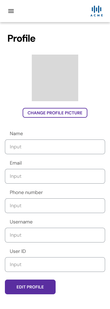 LearnEx — Profile on mobile