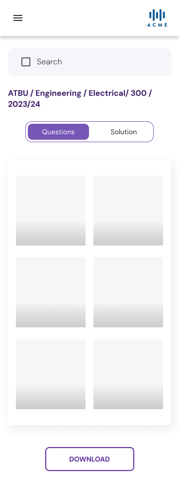 LearnEx — Past questions on mobile