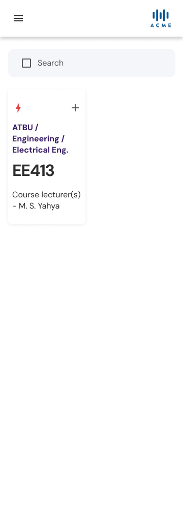 LearnEx — A single course result on mobile